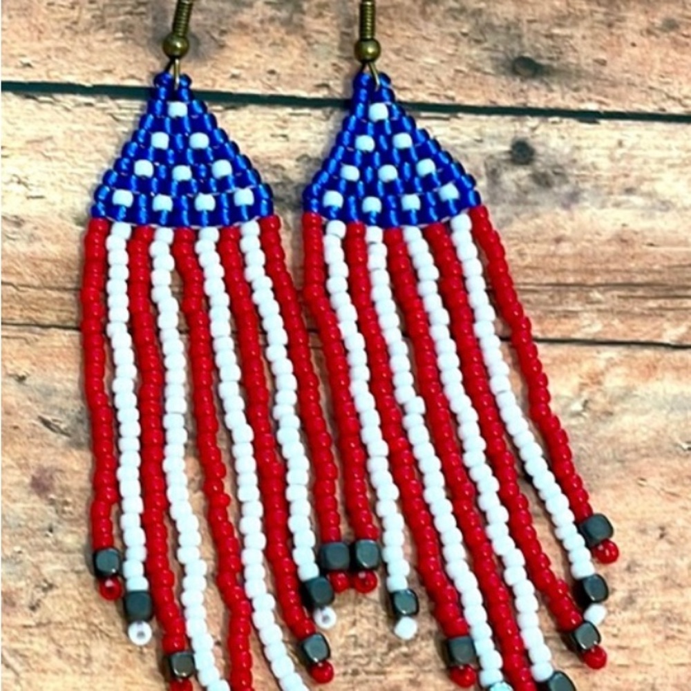 July the 4th Earring